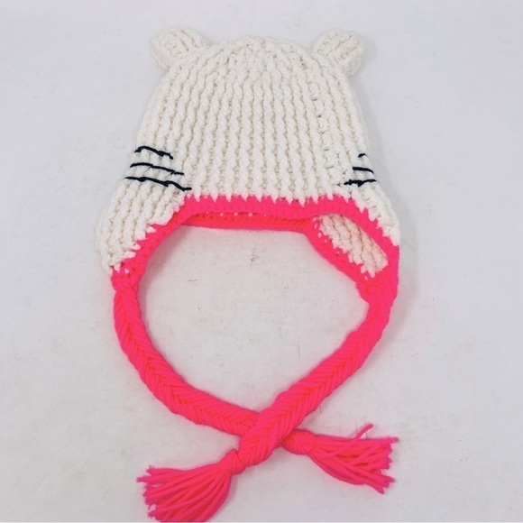 Handmade Crocheted Hello Kitty Beanie OS - Picture 6 of 7